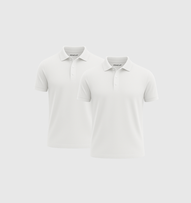 Pack de 2 Polos - Blanc