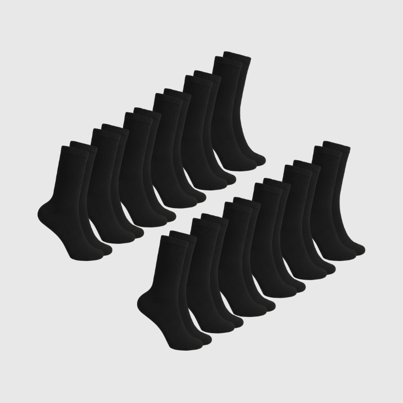 Pack de 12 Chaussettes - Noir