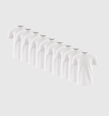 Pack de 9 - Blanc - Fincut Men