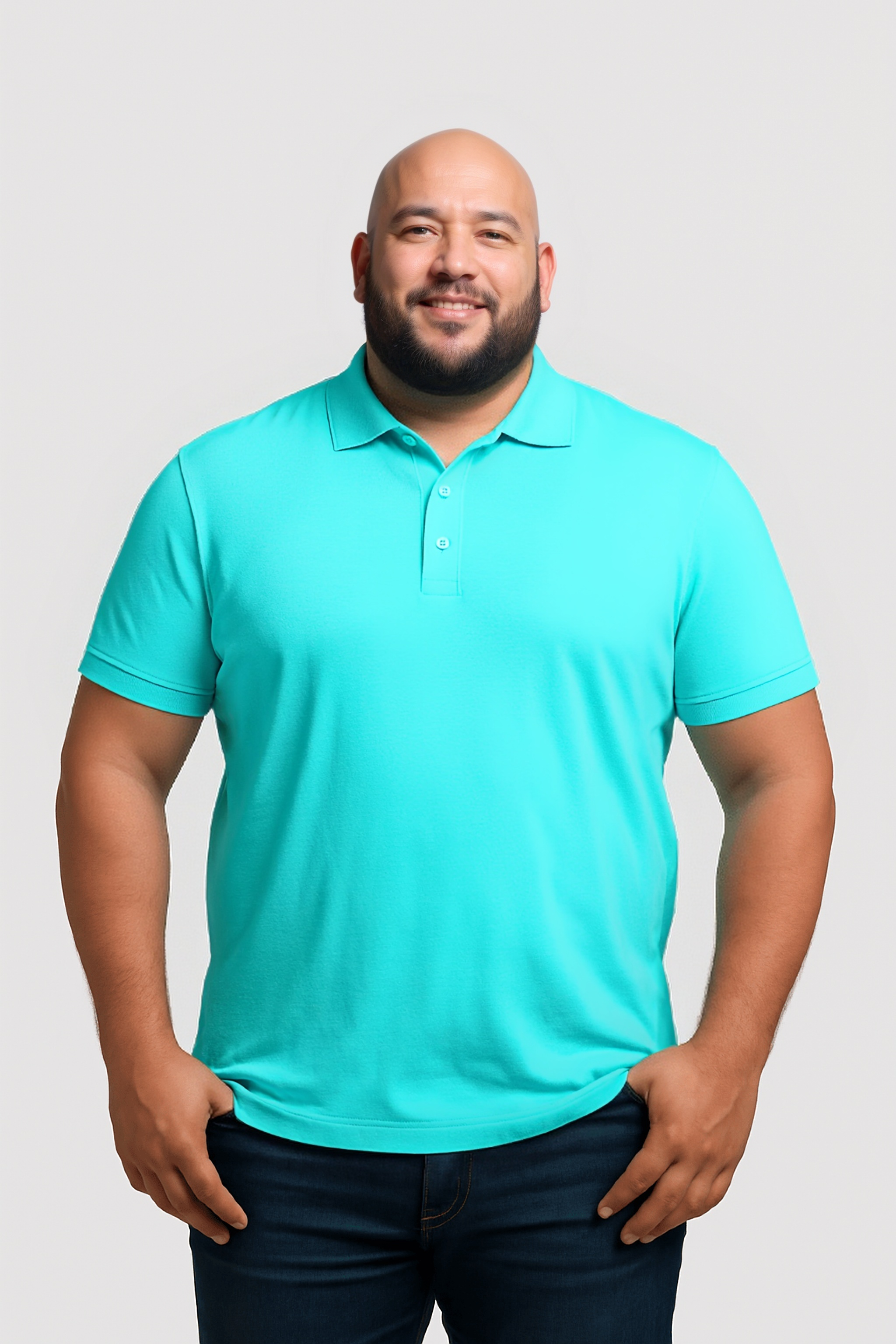 Le Polo - Bleu turquoise