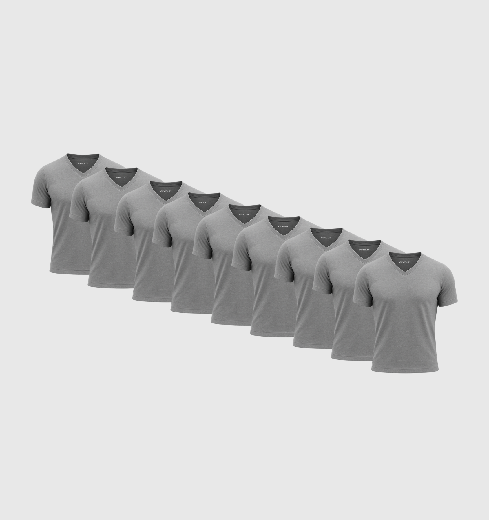 Pack de 9 Col V - Gris