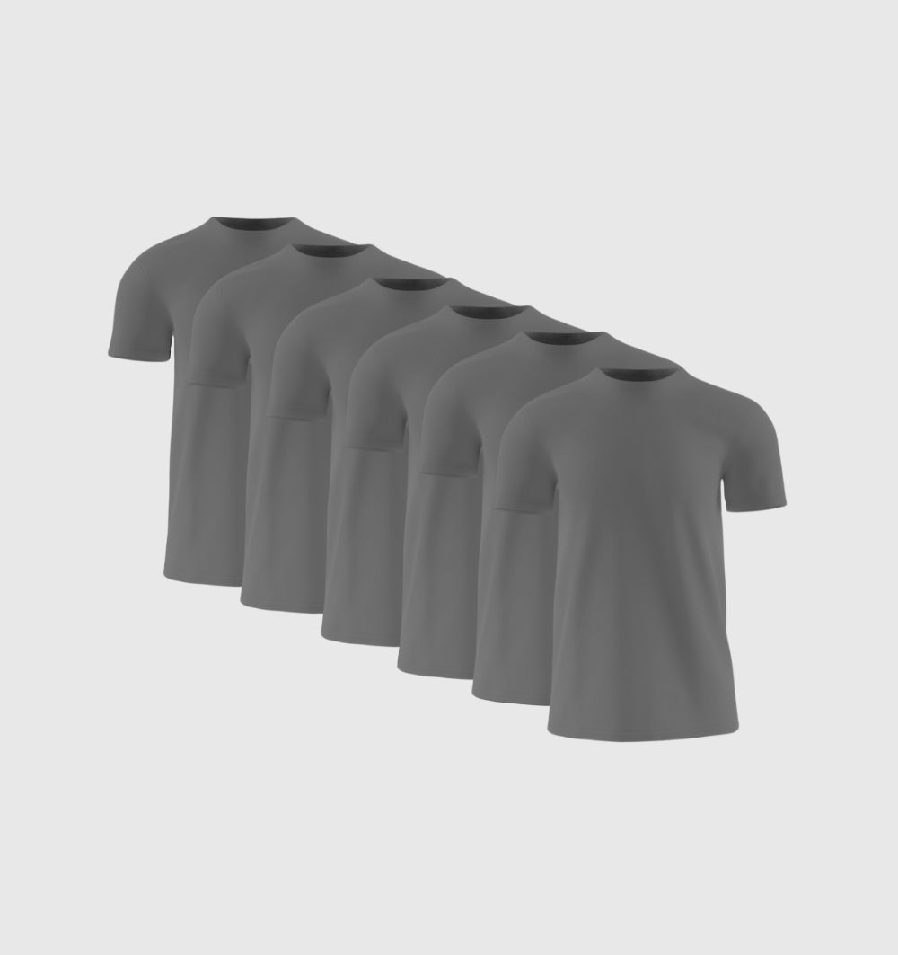 Pack de 6 - Gris - Fincut Men