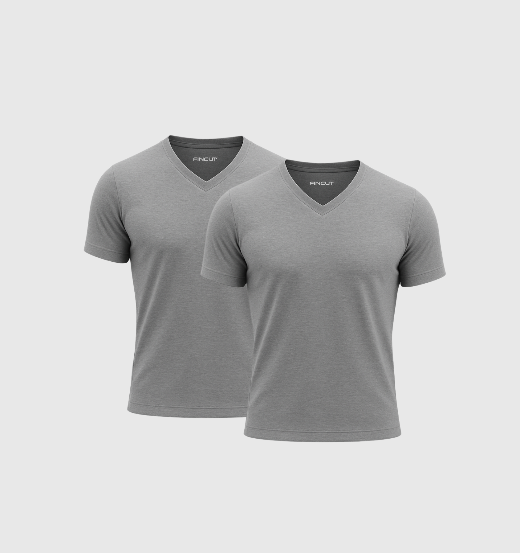 Pack de 2 Col V - Gris