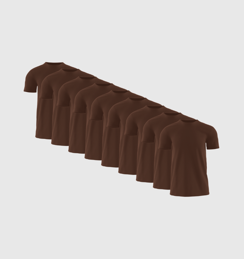 Pack de 9 - Marron