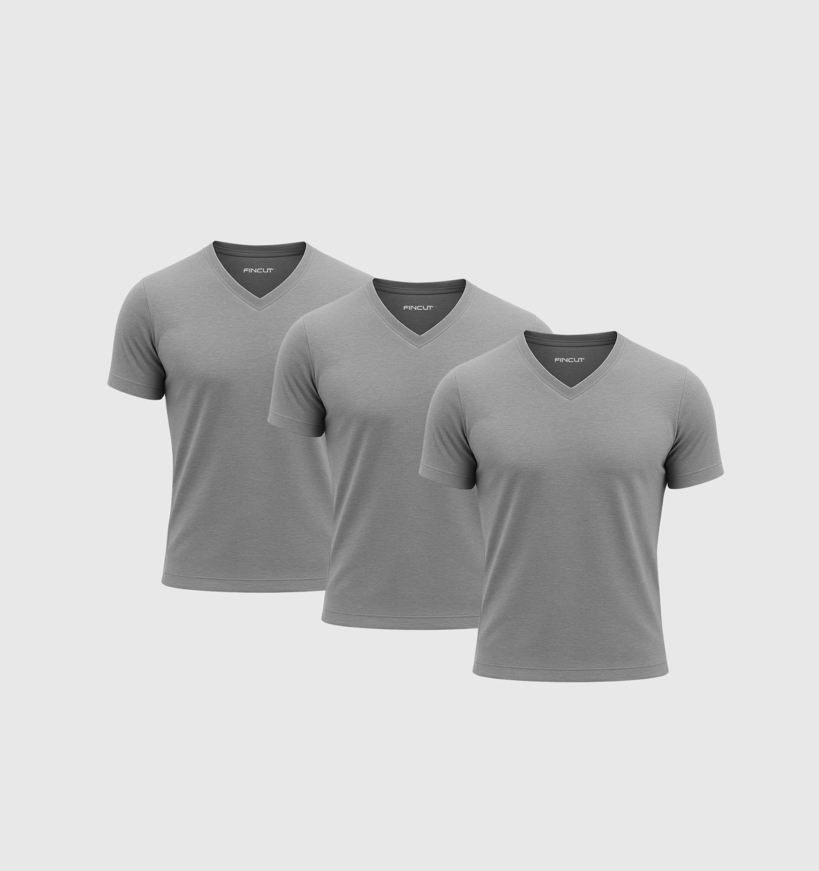 Pack de 3 Col V - Gris