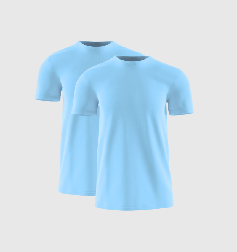 Pack de 2 - Bleu ciel