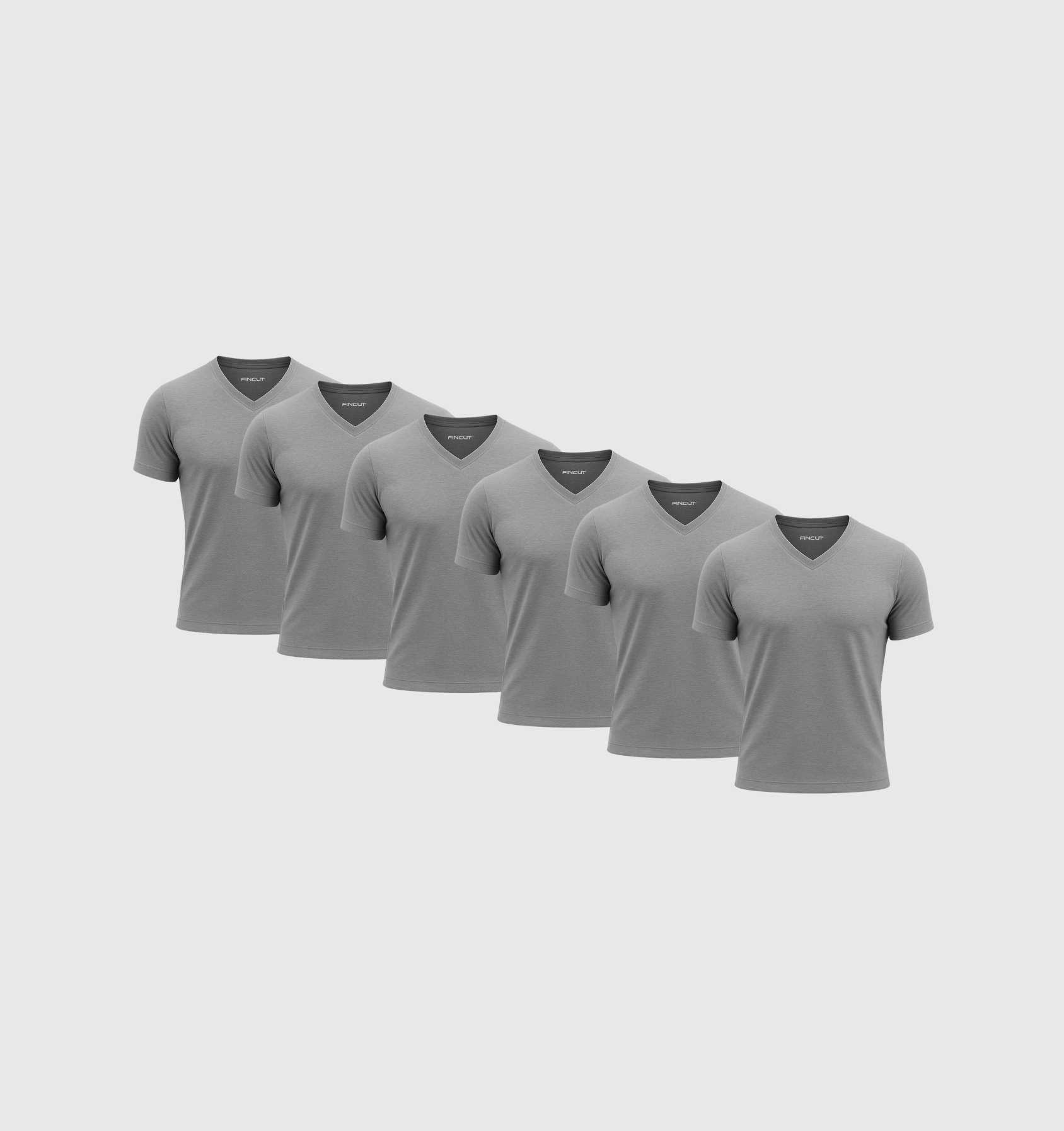 Pack de 6 Col V - Gris