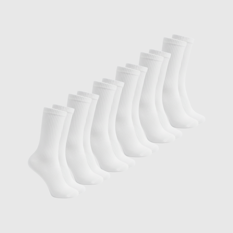 Pack de 6 Chaussettes - Blanc